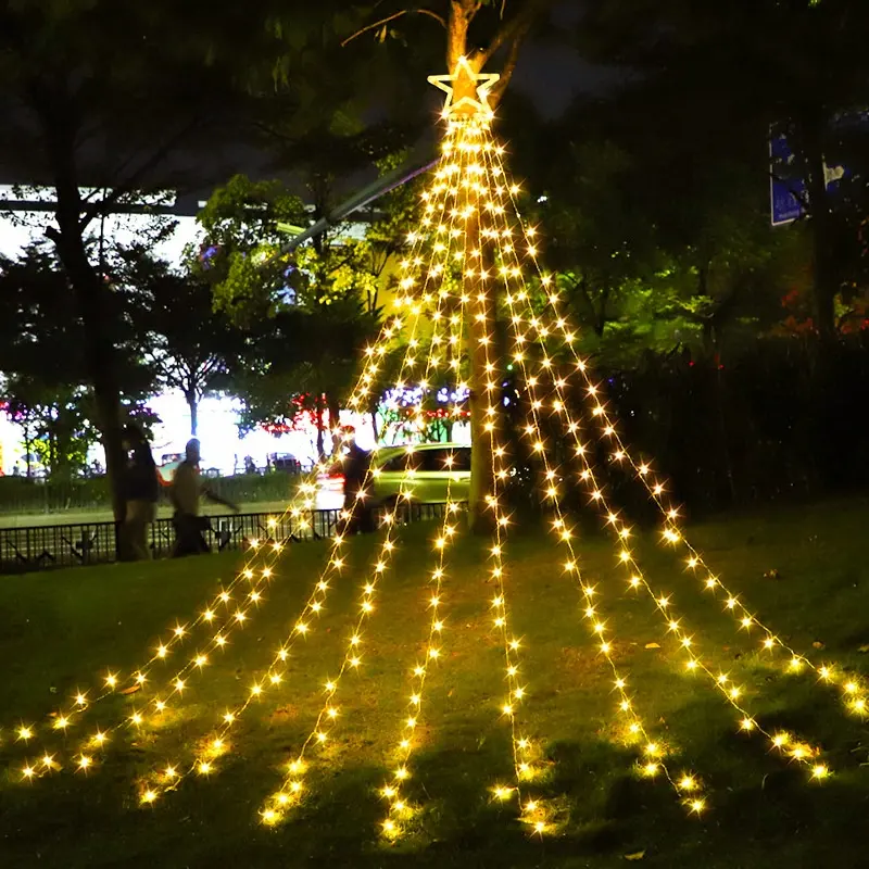 شريط إضاءة led مناسب للكريسماس, شريط إضاءة led مناسب للعطلات وحفلات الزفاف ، الزينة ، شجرة للحديقة الخارجية ، مقاوم للماء