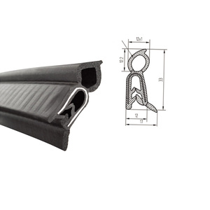 <span class=keywords><strong>Joint</strong></span> de garniture d'ampoule verticale effondré <span class=keywords><strong>profil</strong></span> de coupe-froid extrudé <span class=keywords><strong>en</strong></span> <span class=keywords><strong>caoutchouc</strong></span> pour voiture et automobiles - Product Image 5