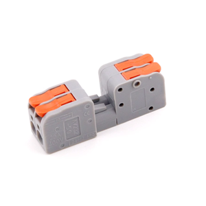 Bornier à connexion rapide sans soudure KV232 avec fils insérés aux <span class=keywords><strong>deux</strong></span> extrémités, borne à connexion traversante 5p - Product Image 3
