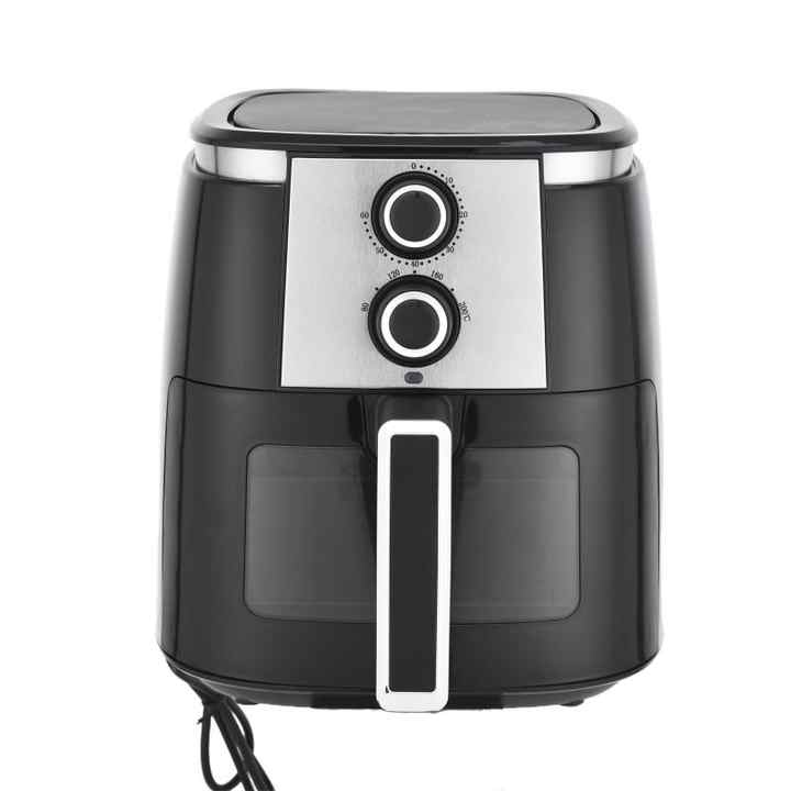 Freidora De Aire 6.5L Electric Deep Air Fryer Stainless Steel Oil Free