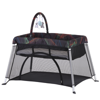 Lit bébé modulable pliable en métal, berceau anti-moustiques, parc pour enfants, lit bébé réglable pour salon