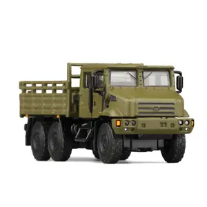JKM MV3 camion de Transport militaire à Six roues 6X6 modèle de voiture en alliage complet modèle de voiture jouet décoration de voiture