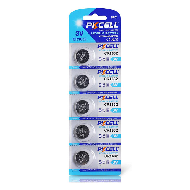 Hot Sale Pkcell Brand 3V Cr2032 Cr2025 Cr2016 Cr2450 Cr1632 Lithium Button Cells Coin Cells Batteries