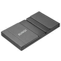Keyboard Lipat 3 Saluran BT dengan Touchpad Nirkabel Portabel untuk Perjalanan, Kompatibel dengan IOS Android Windows Mac OS