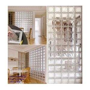 Cường Độ Cao Chất Lượng Cao Thủy Tinh Rỗng Khối Mô Hình Fusion Sắt Thấp Float Xây Dựng Glass Ultra <span class=keywords><strong>Clear</strong></span> <span class=keywords><strong>Crystal</strong></span> Glass Khối Gạch - Product Image 1