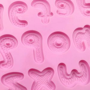 Moule en silicone personnalisé avec logo pour décoration de gâteaux, en forme de 26 lettres anglaises, sans BPA, OEM/ODM - Product Image 3