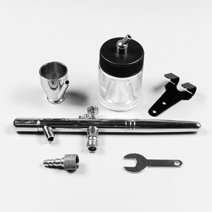 Aerógrafo de Alimentación por Gravedad de 22 ml, Doble Acción, Velocidad Ajustable, Portátil para Trabajos Artísticos, HMX-128 - Product Image 3