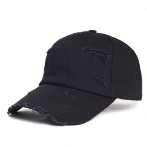 Wholesale Unisex Adjustable Vintage Hat Distressed Daddy Hat 100% Cotton Custom <b>Baseball</b> <b>Cap</b> Dad Hat - Product Image 6