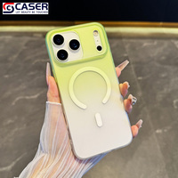 Nouvelle tendance dégradé givré glace brouillard magnétique translucide PC coque de téléphone pour Iphone17Air 14/15plus 16 12promax