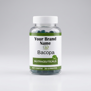 Organic Bacopa Monnieri Gummies 30 Count Private Label OEM ODM Adult Herbal Supplement Bulk Supply Supplement - Product Image 6