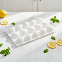 Moule en silicone à 15 cavités pour mousse au citron, chocolat, sandwich, savon et bougie - DIY