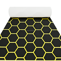 Tapis de sol hexagonal en EVA PE KT GuoMei pour bateau de pêche, feuille de mousse EVA avec adhésif, imperméable, anti-UV, pour pont marin