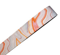 Laisse courte pour chien en polyester couleur unie durable de 1 pouce et 1,5 pouce, équipée d'une boucle grenouille en aluminium à dégagement rapide et d'une doublure douce