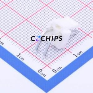 X9396WR-02A-N0SN Wire-to-Board Pin Header Bent Lead Through Hole,P=3.96mm Connector 1x2P 3.96mm Right Angle Insert 2P - Product Image 2