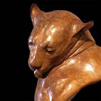 Buste de mouton en bronze, sculpture artisanale, statue en bronze coulée à la main pour décoration de bureau de luxe, vente en gros directe d'usine