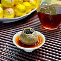 Thé Pu-erh de qualité impériale, fourré aux petites mandarines vertes de Xinhui, 500g, pelures séchées au soleil, en sachet, vente en gros pour services alimentaires et reconditionneurs