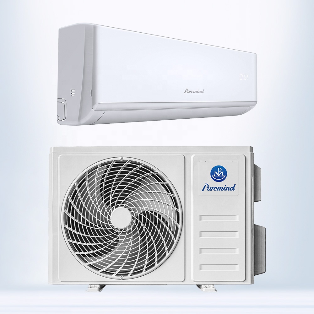 Puremind 9000Btu 12000Btu 18000Btu 24000 Btu Ductless Mini Split Air Conditioners Heat Pump On/Off Smart Air Conditioning