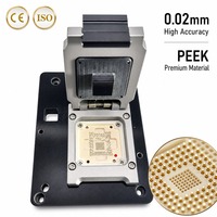 Equipo de Prueba Manual OEM Personalizado para Chips BGA, Soporte de Prueba para Semiconductores IC, Jig de Programación y Burn-in, Tipo Clamshell