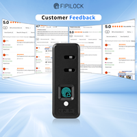 Serrure électronique intelligente portable avec reconnaissance biométrique, cadenas à empreintes digitales en ABS+PC, 4 piles AAA pour bagages