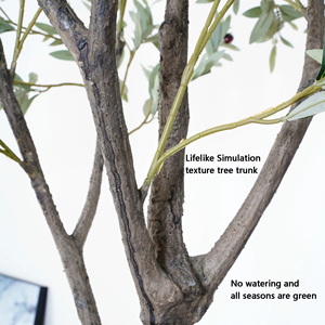 Nouveau Presque Naturel Petit 1 mètre 6 pieds 6ft Grand Faux Plantes Artificielles Extérieur 9 pieds 8 pieds 2.1m 2m Grand En <span class=keywords><strong>Pot</strong></span> Faux <span class=keywords><strong>Olivier</strong></span> - Product Image 5