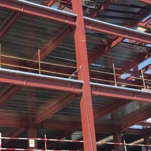 Structure de bâtiment métallique préfabriqué en acier lourd pour hôpital et école, soudage, matériaux durables, grande hauteur - Product Image 5