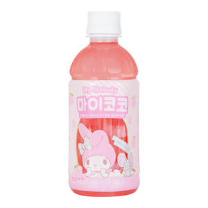 Sanrio Co-Branded 340ml Glasflasche aus Südkorea Importiert Frisches Kokos wasser mit Pfirsich-Trauben-Litschi-Aromen für Kinder - Product Image 2