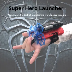 Jouets Cosplay pour Homme Araignée, Super Homme, Lanceur d'Arc et de Flèches, Tireur Web, Poignet de Sécurité, Jeux pour Enfants - Product Image 4