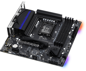 เมนบอร์ดคอมพิวเตอร์ ASRock รุ่น B760M PG Riptide D5 รองรับ DDR5 4 ช่อง ซ็อกเก็ต LGA 1700 รองรับซีพียู Intel เจนเนอเรชั่น 14 - Product Image 3