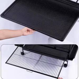 Joysining linea placcata personalizzata pieghevole piccione pappagallo gabbia di allevamento di uccelli nuovo grande semplice gabbia canarino portatile - Product Image 5