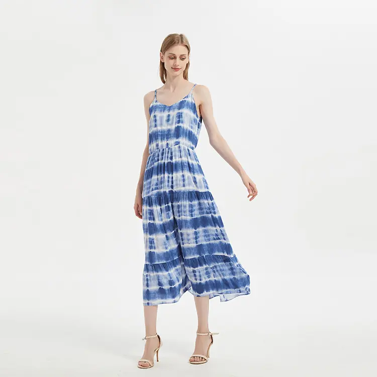 RUYI – robes tie dye personnalisées pour femmes, robe décontractée