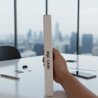 Étui de téléphone portable universel BQC CASE, style INS, design de luxe, antichoc, avec poignée, décoration intégrée, boîte en papier pour la vente au détail