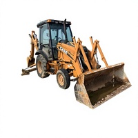 Penjualan terlaris Case580 SuperM ekskavator Backhoe 4x4 JCB 3CX Cat416 berkualitas tinggi cocok untuk konstruksi pertanian asli murah