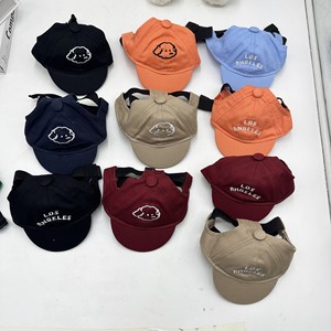 Pet Baseball Cap Cartoon Style Uv Resistant Sun Protection <b>Hat</b> For Dogs <b>Cats</b> Summer Wear - Product Image 2
