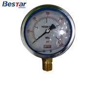 High Precision Pressure Gauge 100mm 0-600psi Stainless Steel case Shock-resistant Radial Pressure Gauge