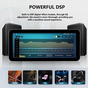 2DIN เครื่องเสียงรถยนต์ระบบแอนดรอยด์ GPS 12.3นิ้ว64GB, เครื่องเล่นมัลติมีเดีย BT เสียงสเตอริโอเอฟเอ็มวิทยุทัชสกรีน - Product Image 6