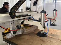 Routeur CNC HSMAC à changement d'outil automatique pour panneaux à base de bois, machine de découpe pour le travail du bois, moteur unique, facile à utiliser, 9KW