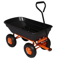 TC2135 Chariot à benne basculante extérieur haute capacité 400Kg 125L