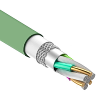 Kabel Data mikro USB tipe C, kabel silikon cair pengisian daya cepat untuk ponsel