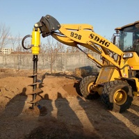 Vis de fixation d'excavatrice Tarière de trou de terre hydraulique pour creuser des trous