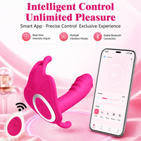 App-gesteuerter tragbarer Slip-Vibrator mit 9 Vibrationsstufen, 100% wasserdicht, USB-aufladbar & ohne Gleitmittel