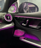 Kit d'éclairage LED intérieur pour Mercedes-Benz Classe C 2022-2026 W206 X254, mise à niveau de l'éclairage d'ambiance, 64 couleurs, aérateurs avant et arrière