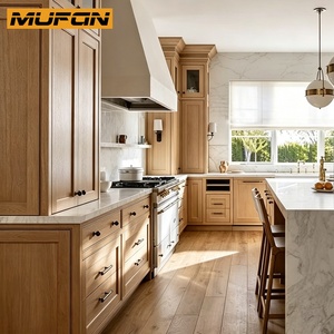 アメリカンホワイトオークシェイカーキッチンキャビネット家具セット無垢材コンプリートインセットフェイスフレームキッチンキャビネットデザイン - Product Image 2