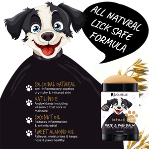 Nhãn hiệu riêng Dog Paw Pad Balm & Dog <span class=keywords><strong>Nose</strong></span> Balm giữ ẩm bảo vệ chữa lành khô nứt bàn chân & mũi tự nhiên bột yến mạch Dog Paw Balm - Product Image 2