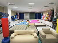Matelas d'Air Gonflable Hypoallergénique Taille King pour Camping, avec Pompe Intégrée