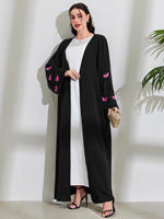 Robe longue brodée de haute qualité pour femmes musulmanes, robe, robe musulmane, robe arabe de Dubaï, jupe longue Jalaibia