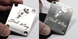 고품질 레이저 판금 절단 가공 스테인리스 스틸 알루미늄 황동 로고 맞춤 각인 이름표 - Product Image 3