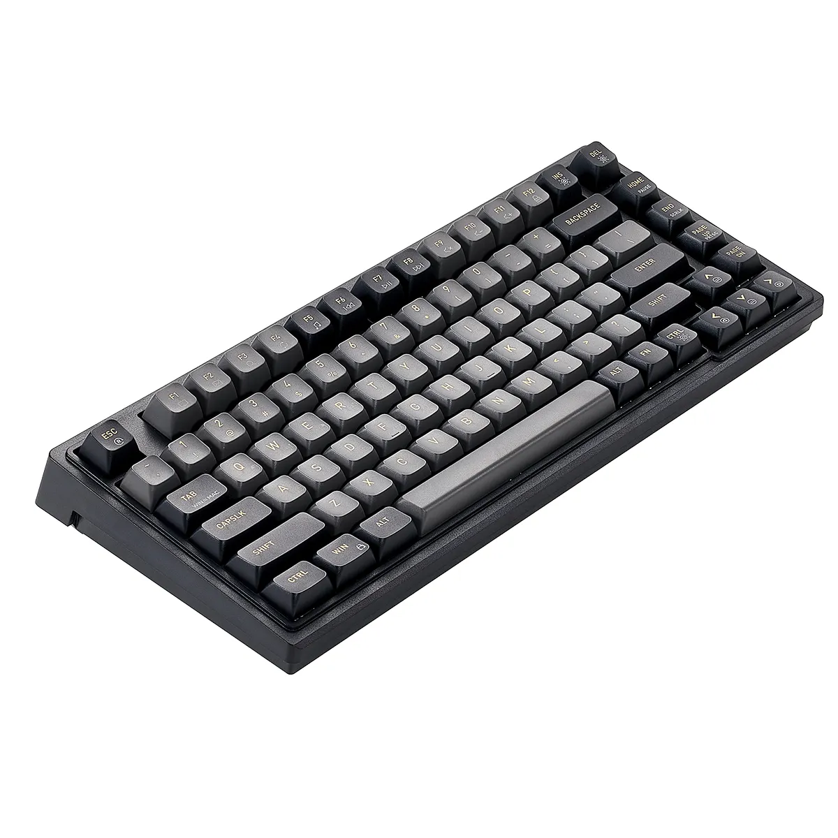 O usb personalizado do teclado mecânico do jogo prendeu o rgb 60 por cento 75% chaves teclado macro ergonômico para o computador do PC