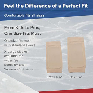 Manchons en gel, chaussettes rembourrées pour patins pour amortir et protéger la zone de contact des patins pour le patinage sur <span class=keywords><strong>glace</strong></span>, le hockey, le roller, le ski ou les bottes - Product Image 4