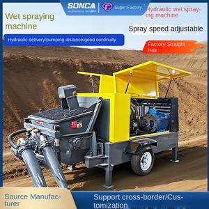 Hydraulic Wet Spraying Machine Tunnel Support Reinforcement Single and Double Head Spraying Anchor Machine Building <b>Foundation</b> - Product Image 4