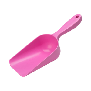 Mini pelle de jardin manuelle en plastique rose et verte, outil manuel de qualité industrielle, pour le compostage du sol, la plantation, le rempotage, écologique - Product Image 1